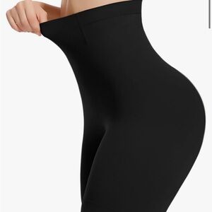 High-Waisted Black Leggings